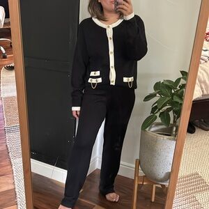 VINTAGE Norton Studio Chanel Like Full Suit Set. Size S/M